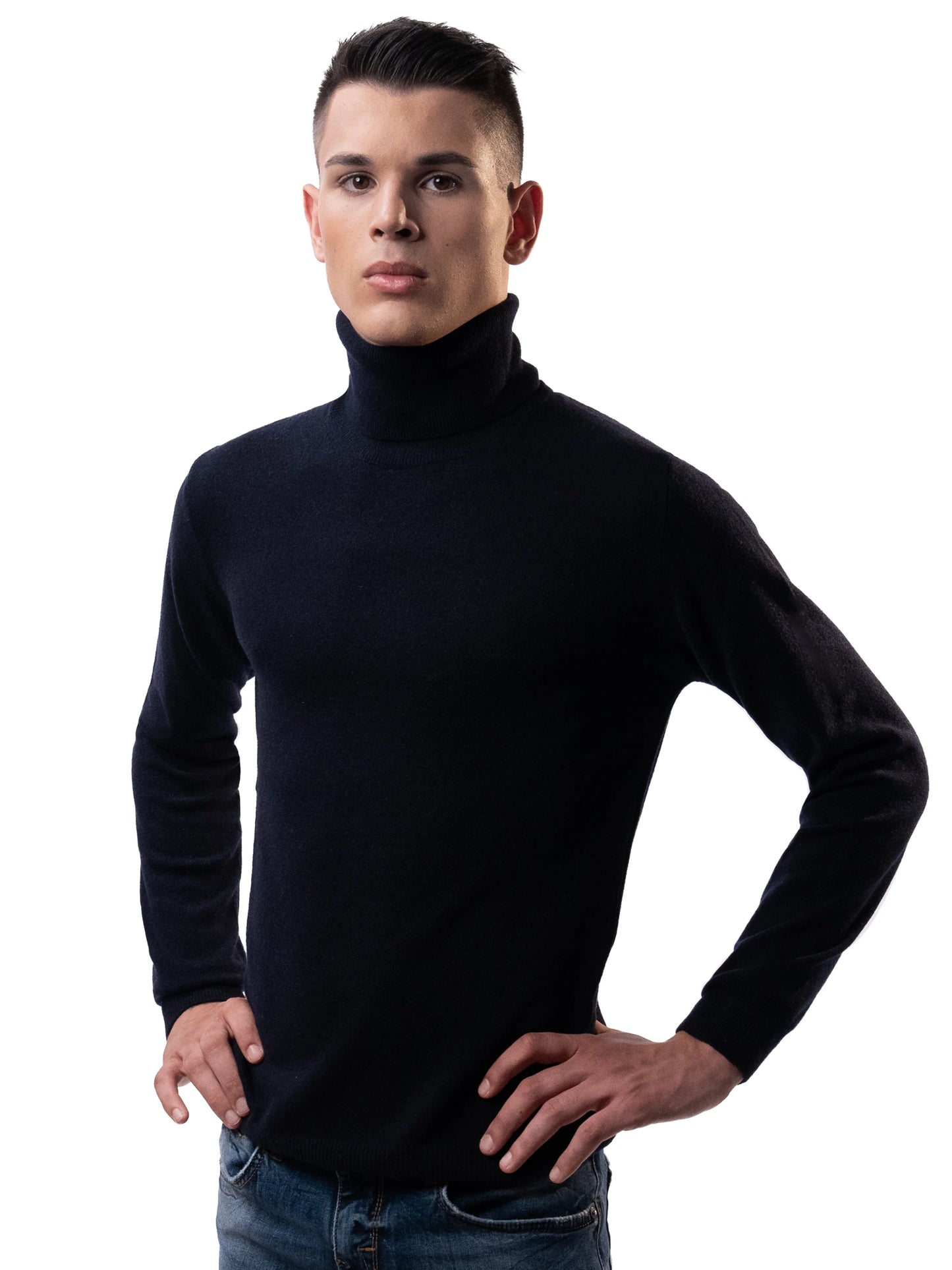 Alexander Navy Turtleneck