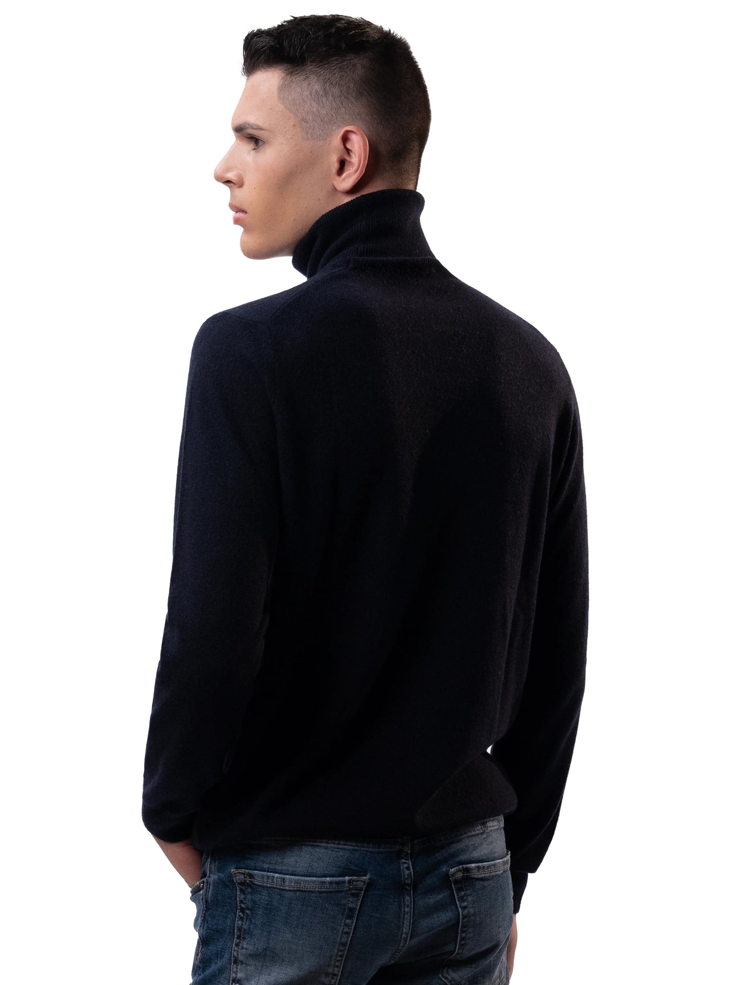 Alexander Navy Turtleneck