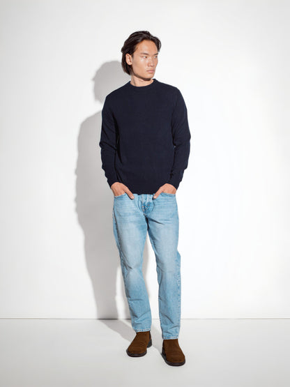 Antenore Navy Crewneck