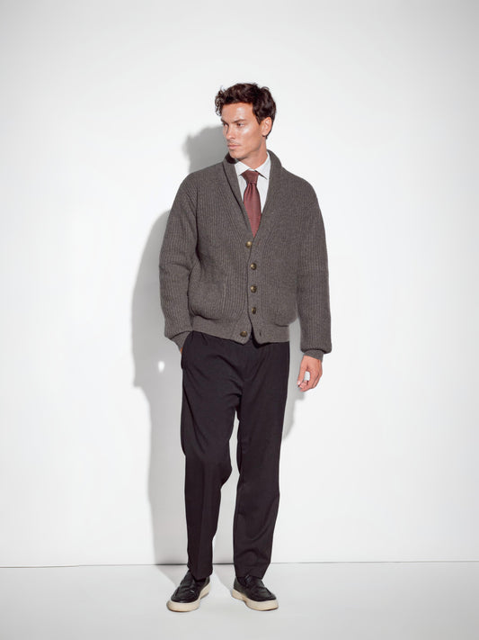 Eton Taupe Cardigan