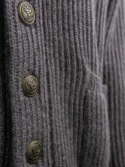Eton Taupe Cardigan
