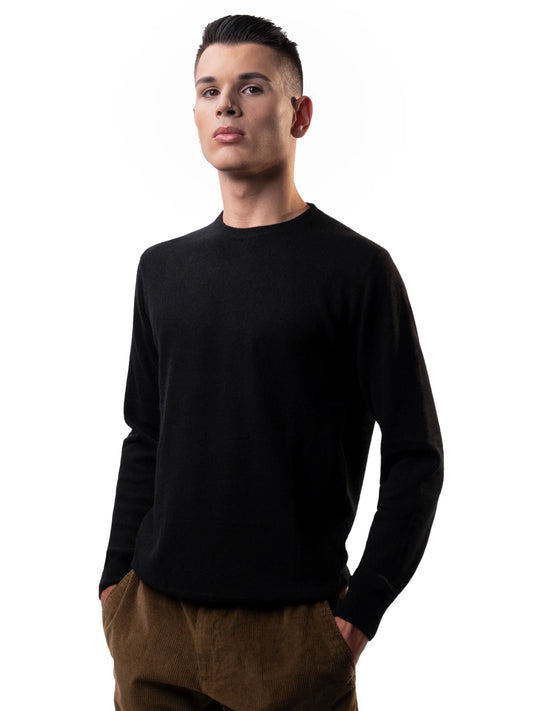 Antenore Black Crewneck